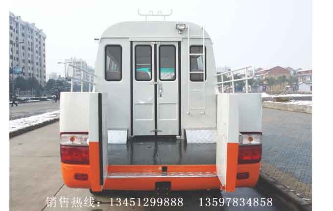 江淮7米14座汽油機(jī)電力工程車(chē)(國(guó)四)
